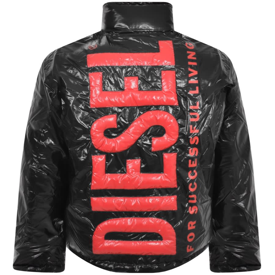 Image number 3 for Diesel Logo W Jupit Jacket Black