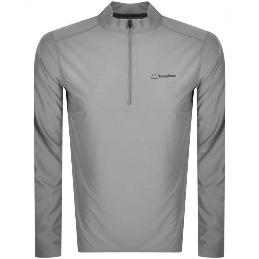 Image number 1 for Berghaus Base Tech Half Zip Sweatshirt Grey