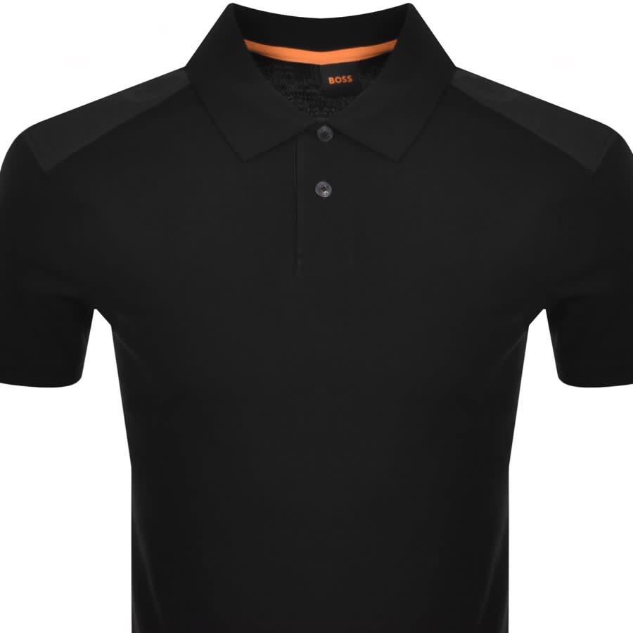 Image number 2 for BOSS Penylonmatt Polo T Shirt Black