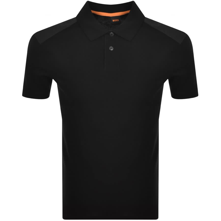 Image number 1 for BOSS Penylonmatt Polo T Shirt Black