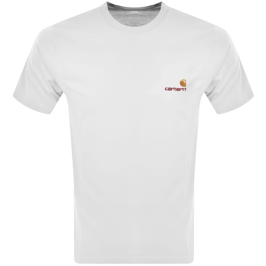 Image number 1 for Carhartt WIP American Script T Shirt White