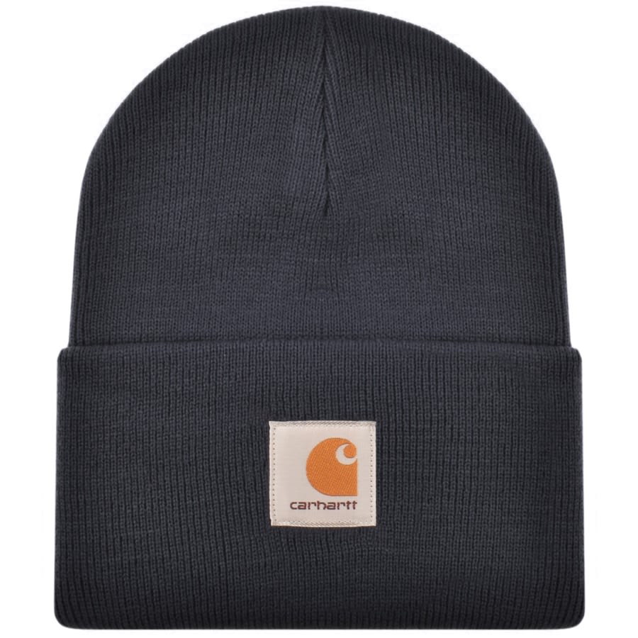 Image number 1 for Carhartt WIP Watch Beanie Hat Blue