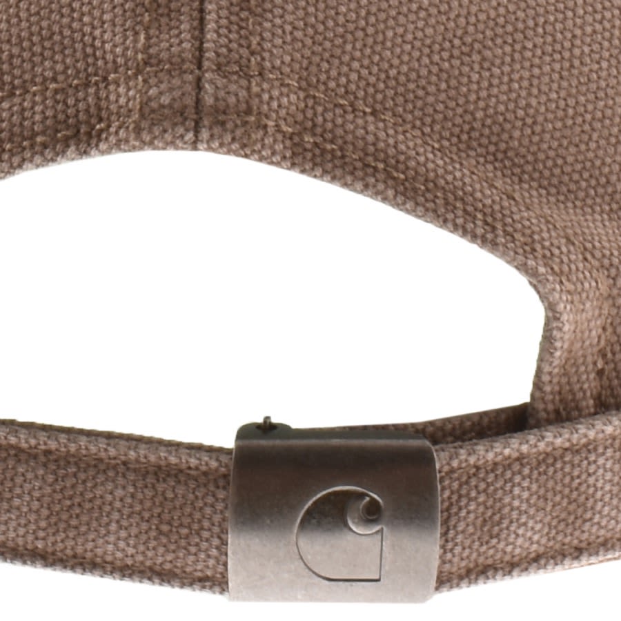 Image number 3 for Carhartt WIP Dune Canvas Cap Brown
