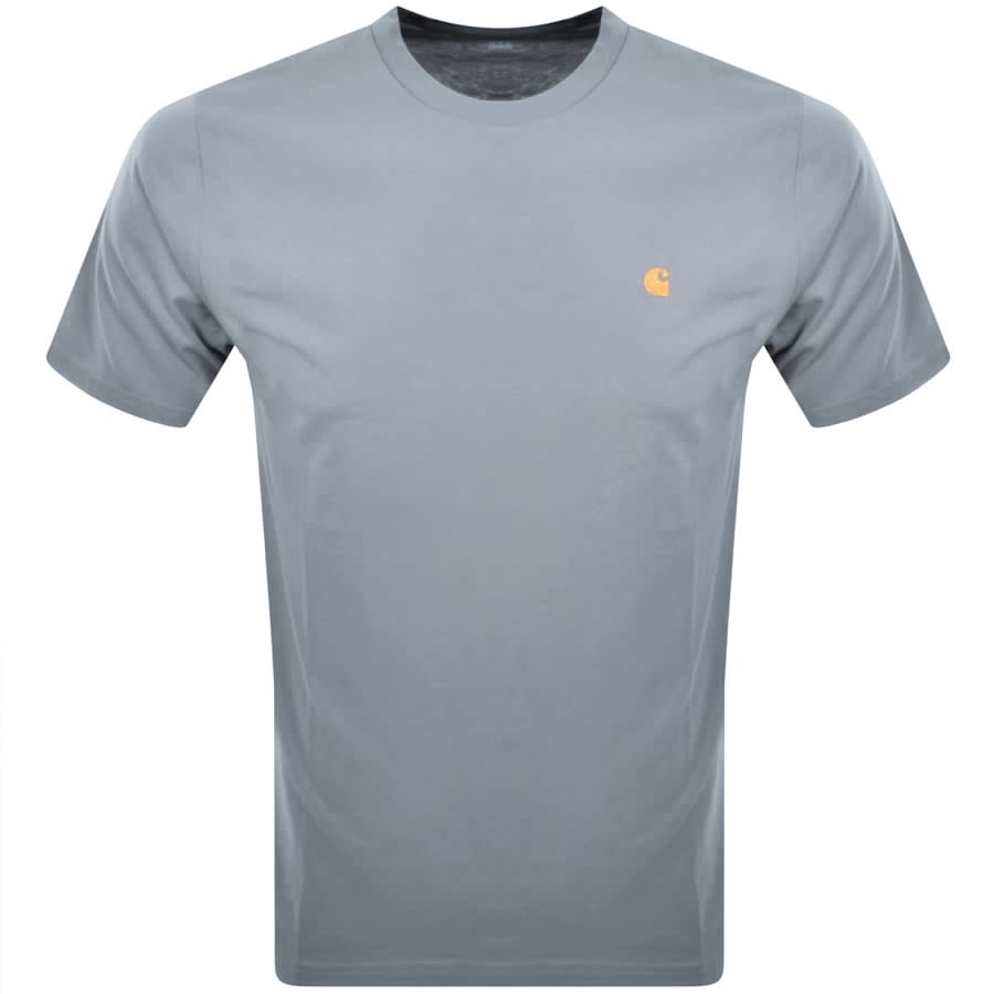 Image number 1 for Carhartt WIP Chase Short Sleeved T Shirt Grey