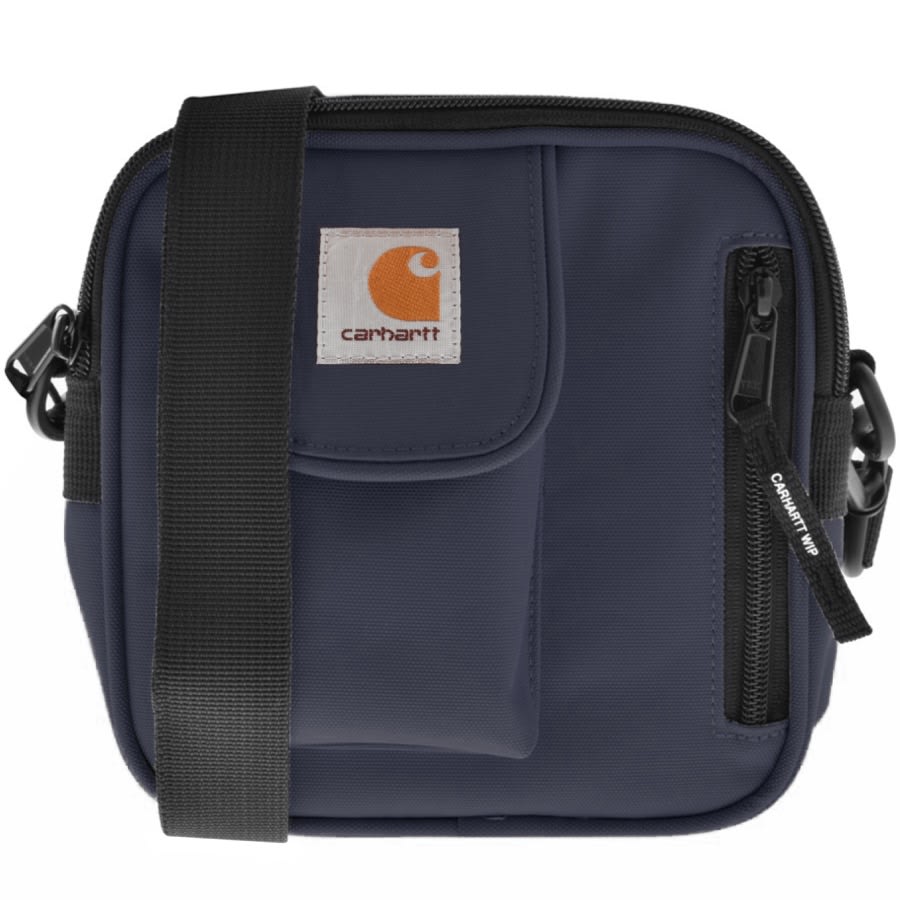 Image number 1 for Carhartt WIP Canvas Essentials Bag Blue