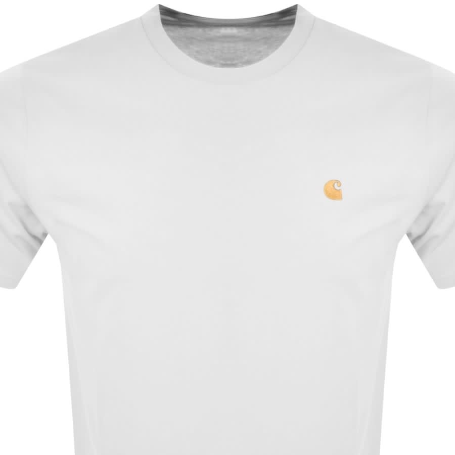 Image number 2 for Carhartt WIP Chase Short Sleeved T Shirt White