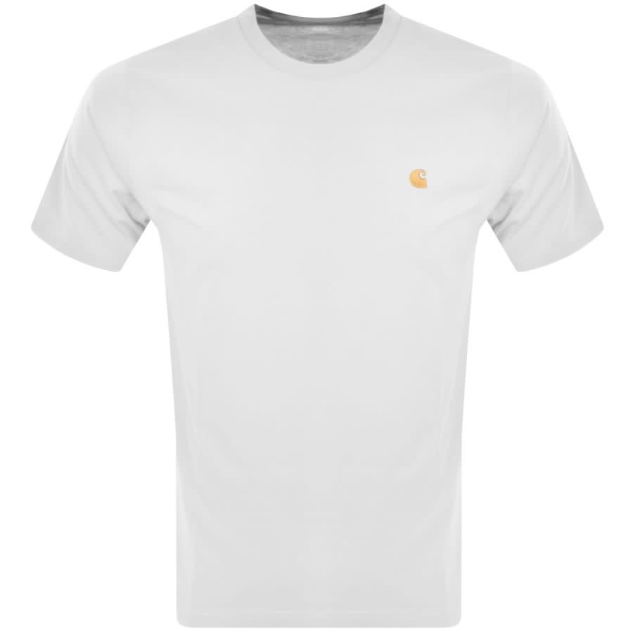 Image number 1 for Carhartt WIP Chase Short Sleeved T Shirt White