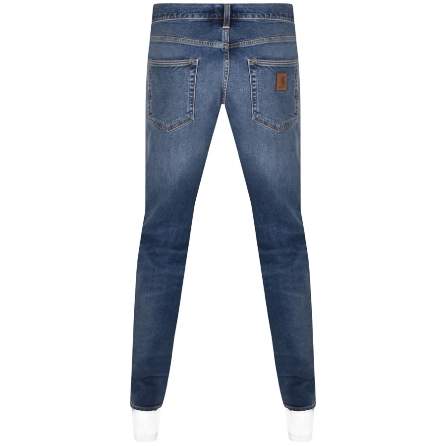 Image number 2 for Carhartt WIP Klondike Light Wash Jeans In Blue