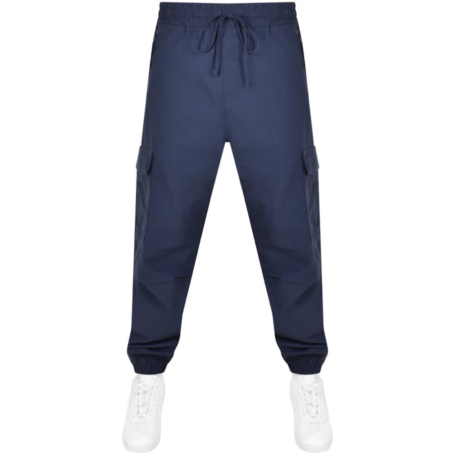 Image number 1 for Carhartt WIP Cargo Joggers Navy