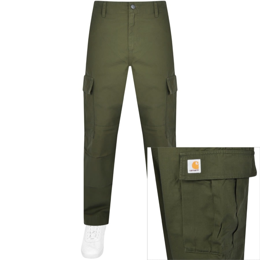 Image number 1 for Carhartt WIP Cargo Trousers Green