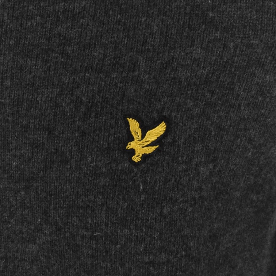 Image number 3 for Lyle And Scott Textured Jumper Grey