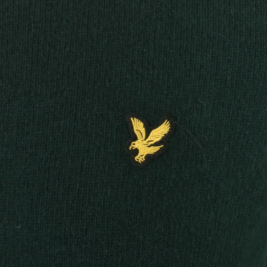 Image number 3 for Lyle And Scott Textured Jumper Green