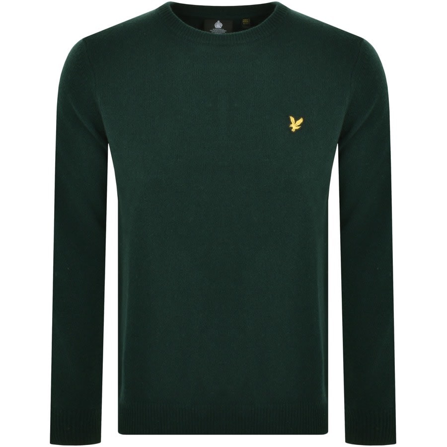 Image number 1 for Lyle And Scott Textured Jumper Green