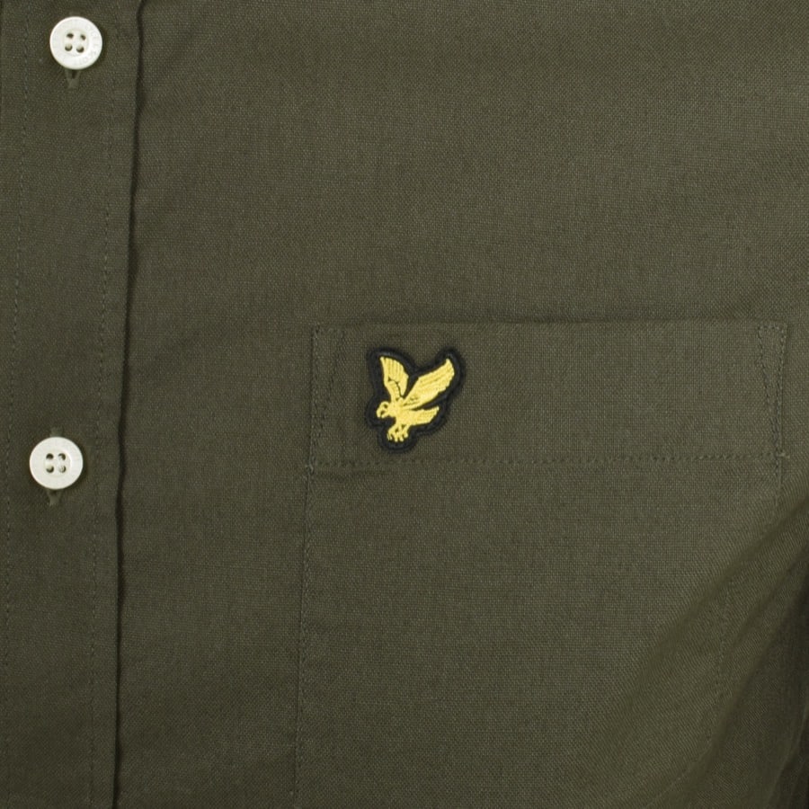 Image number 3 for Lyle And Scott Oxford Long Sleeve Shirt Green