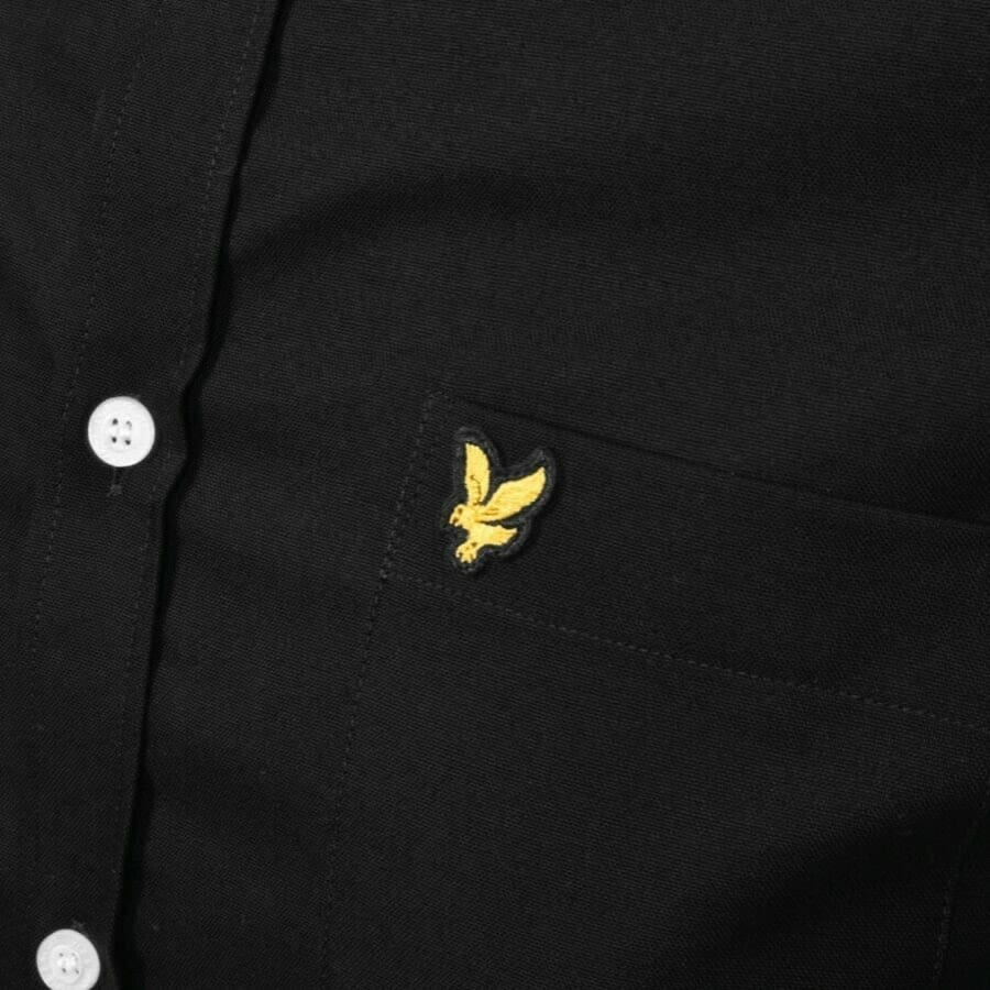 Image number 3 for Lyle And Scott Oxford Long Sleeve Shirt Black