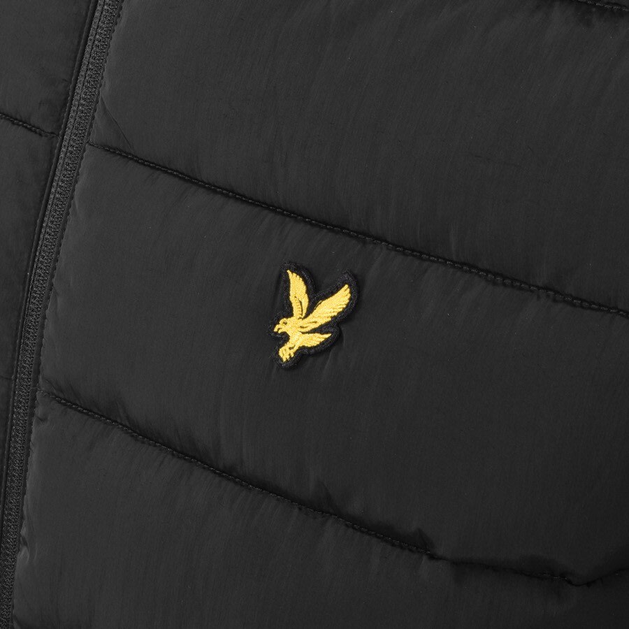 Image number 3 for Lyle And Scott Hooded Puffer Jacket Black