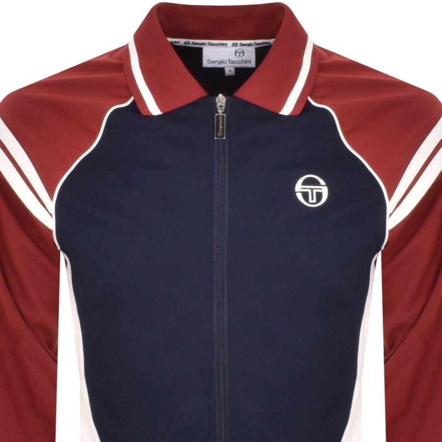 Image number 2 for Sergio Tacchini Ascot Track Top Navy