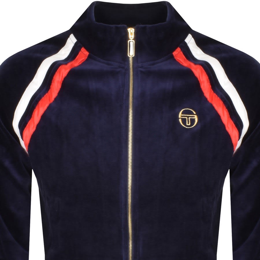 Image number 2 for Sergio Tacchini Ghibli Luxe Track Top Navy