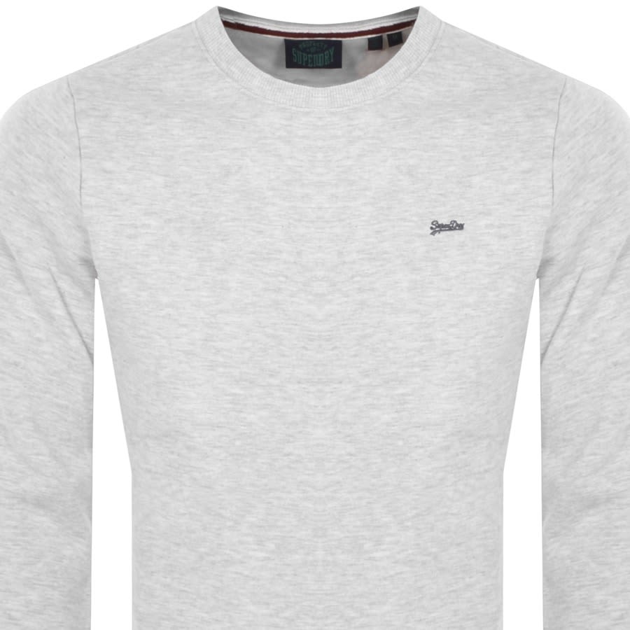 Image number 2 for Superdry Essential Logo Sweatshirt Grey