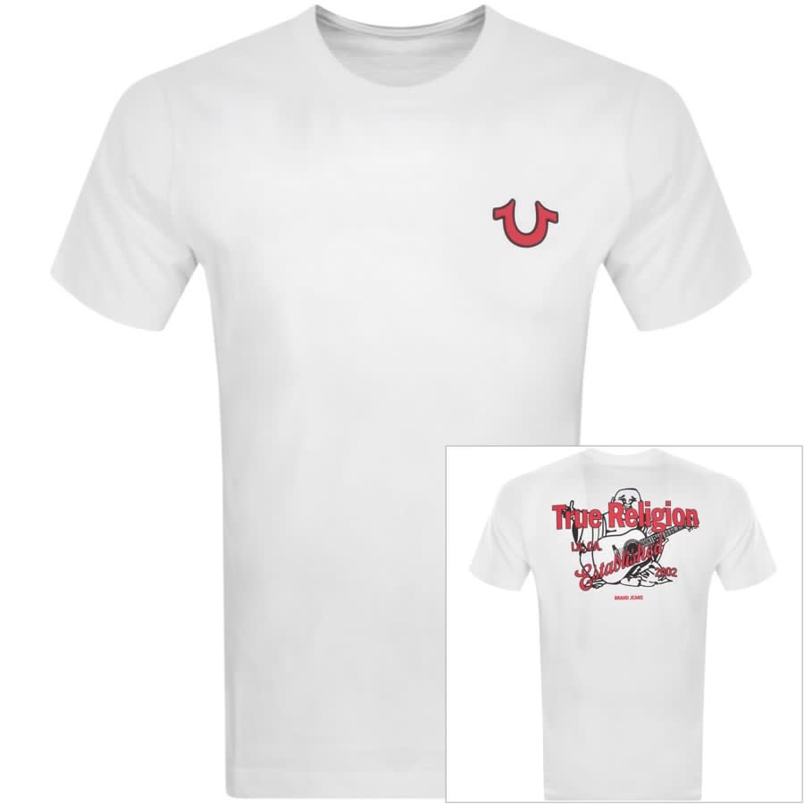 Image number 1 for True Religion Buddha Logo T Shirt White