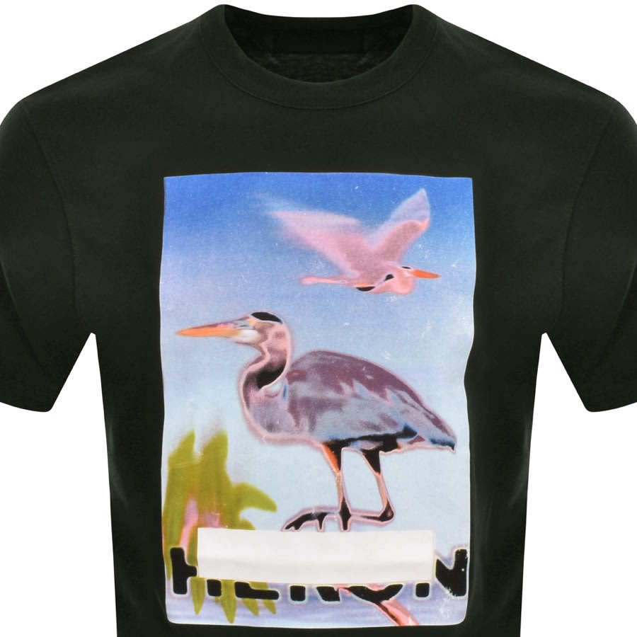 Image number 2 for Heron Preston Censored Heron Logo T Shirt Black