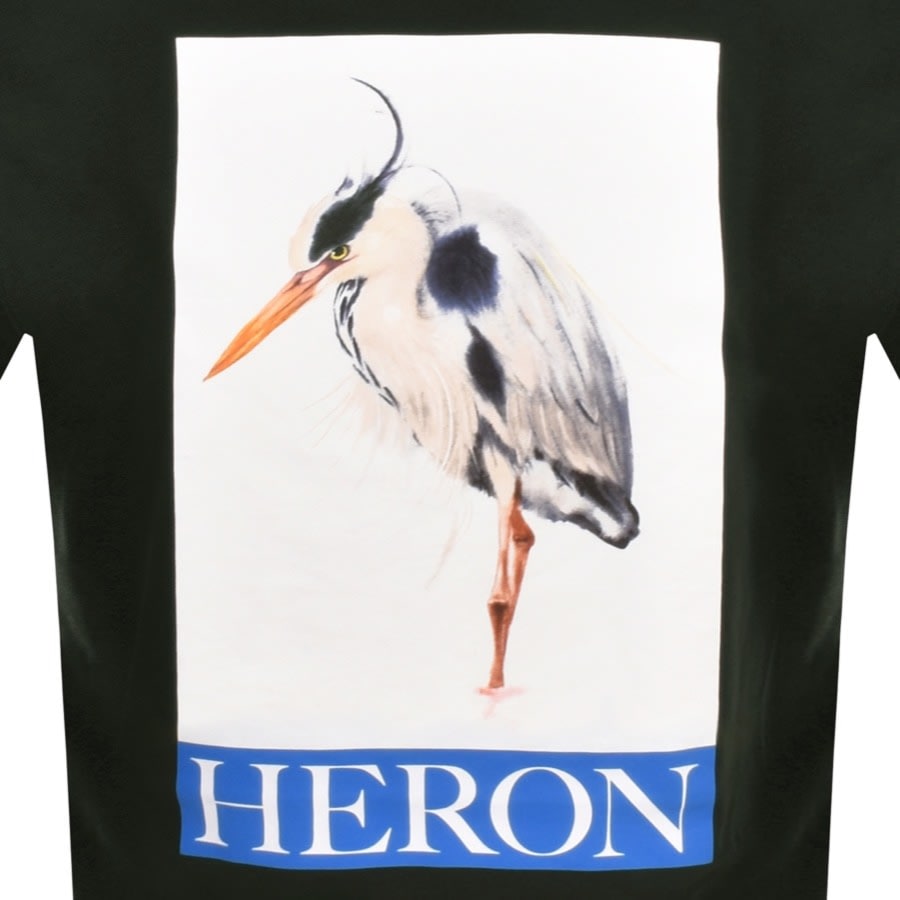 Image number 3 for Heron Preston Bird Painted Logo T Shirt Black