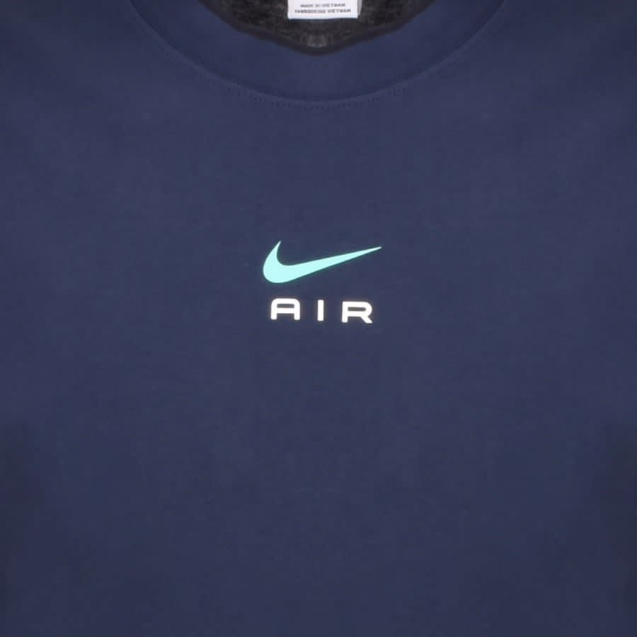 Image number 3 for Nike Sportswear Air Fit T Shirt Navy