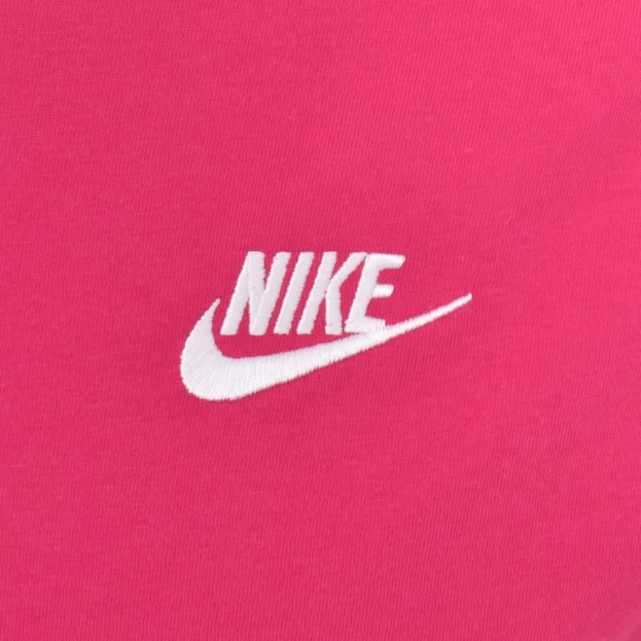 Image number 3 for Nike Crew Neck Club T Shirt Pink