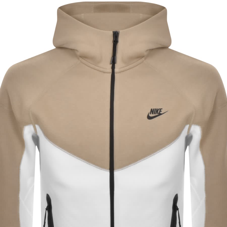 Image number 2 for Nike Sportswear Tech Full Zip Hoodie White