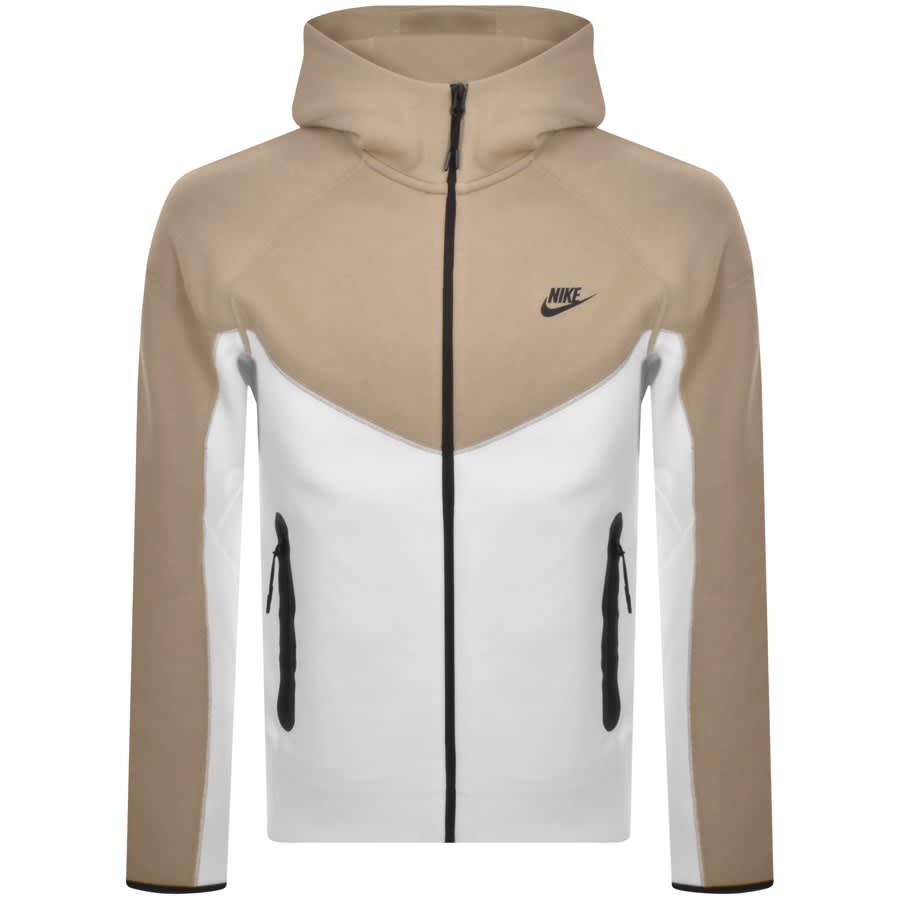 Image number 1 for Nike Sportswear Tech Full Zip Hoodie White