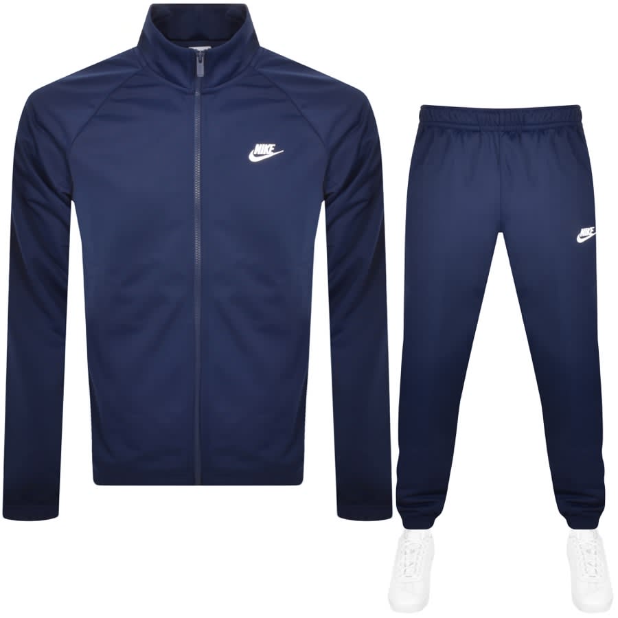 Image number 1 for Nike Club Tracksuit Navy