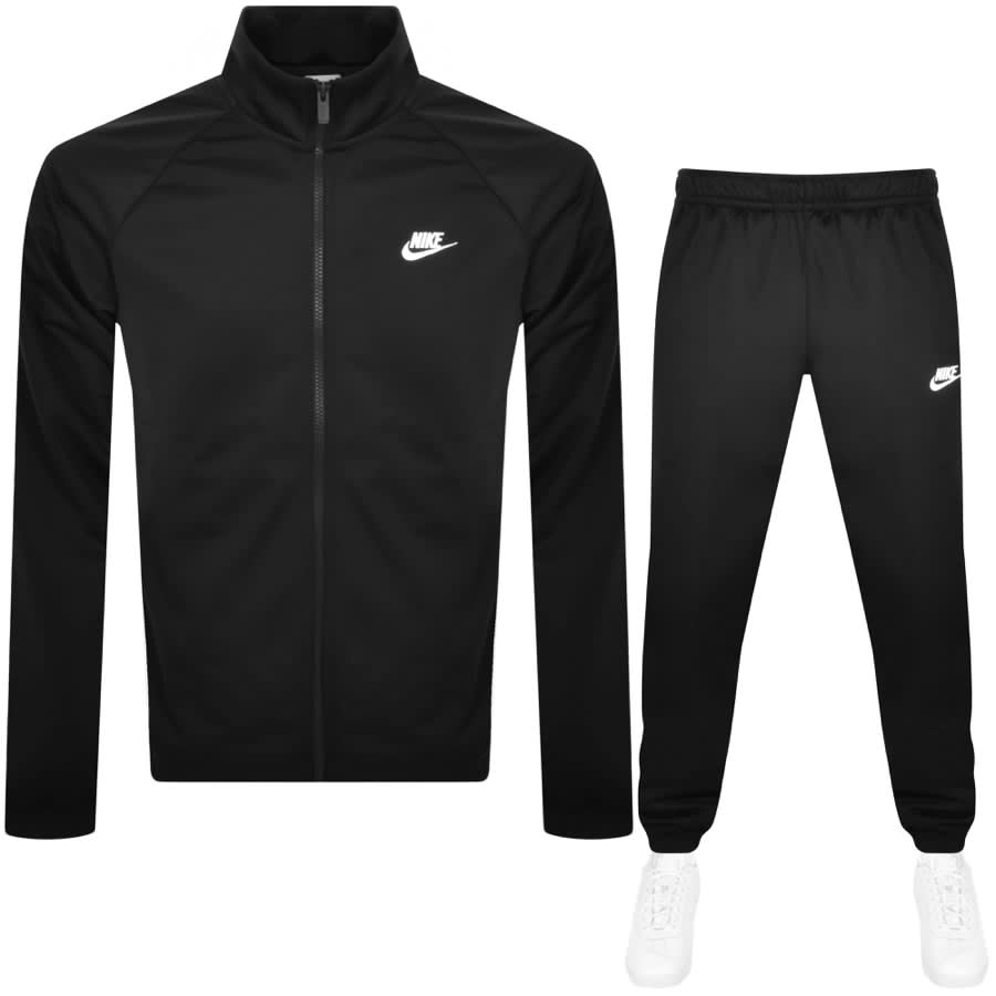 Image number 1 for Nike Club Tracksuit Black