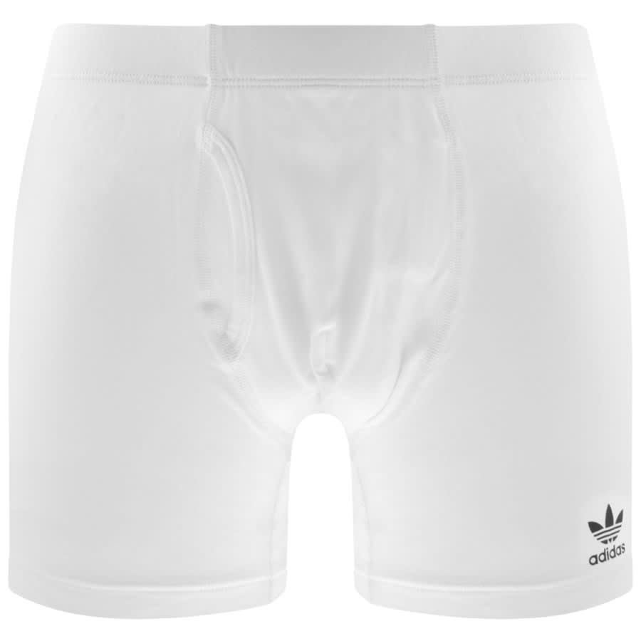 Image number 2 for adidas Originals Triple Pack Boxer Shorts White