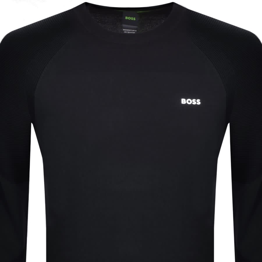 Image number 2 for BOSS Momentum X Knit Jumper Navy