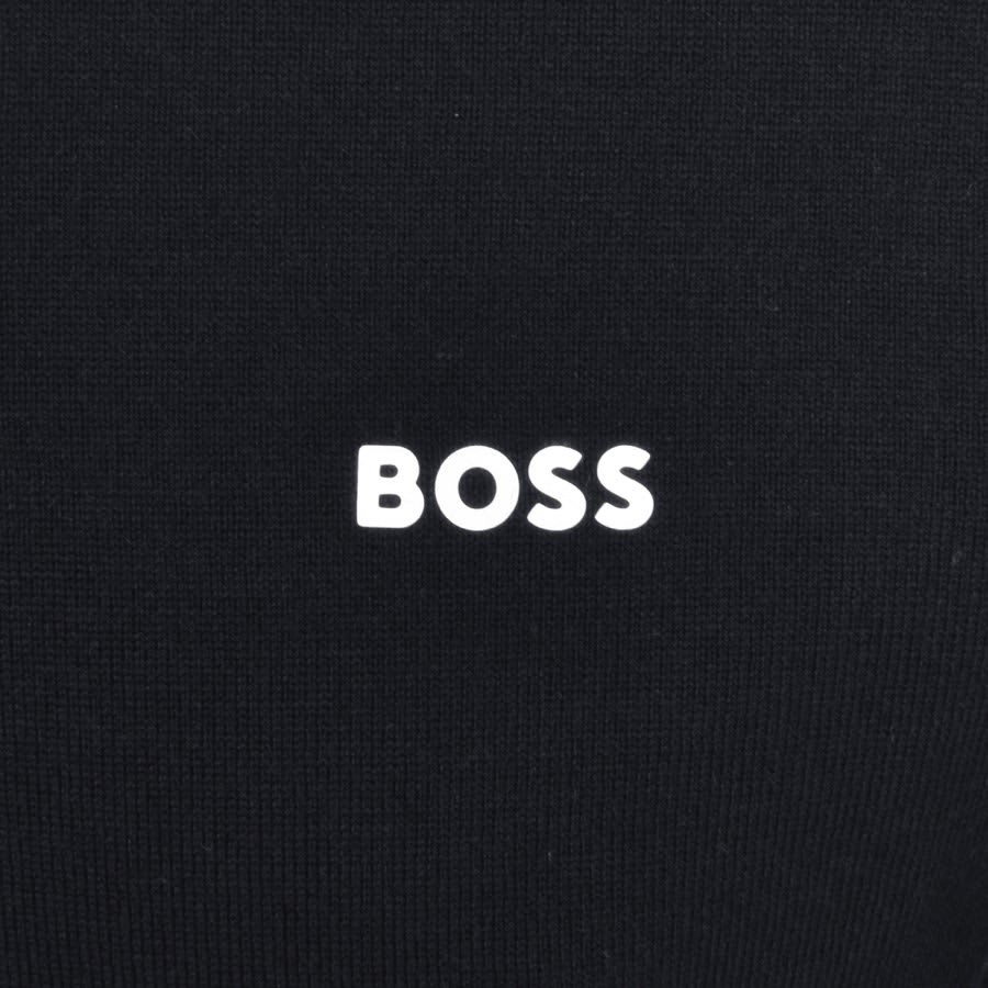 Image number 3 for BOSS Momentum X Knit Jumper Navy