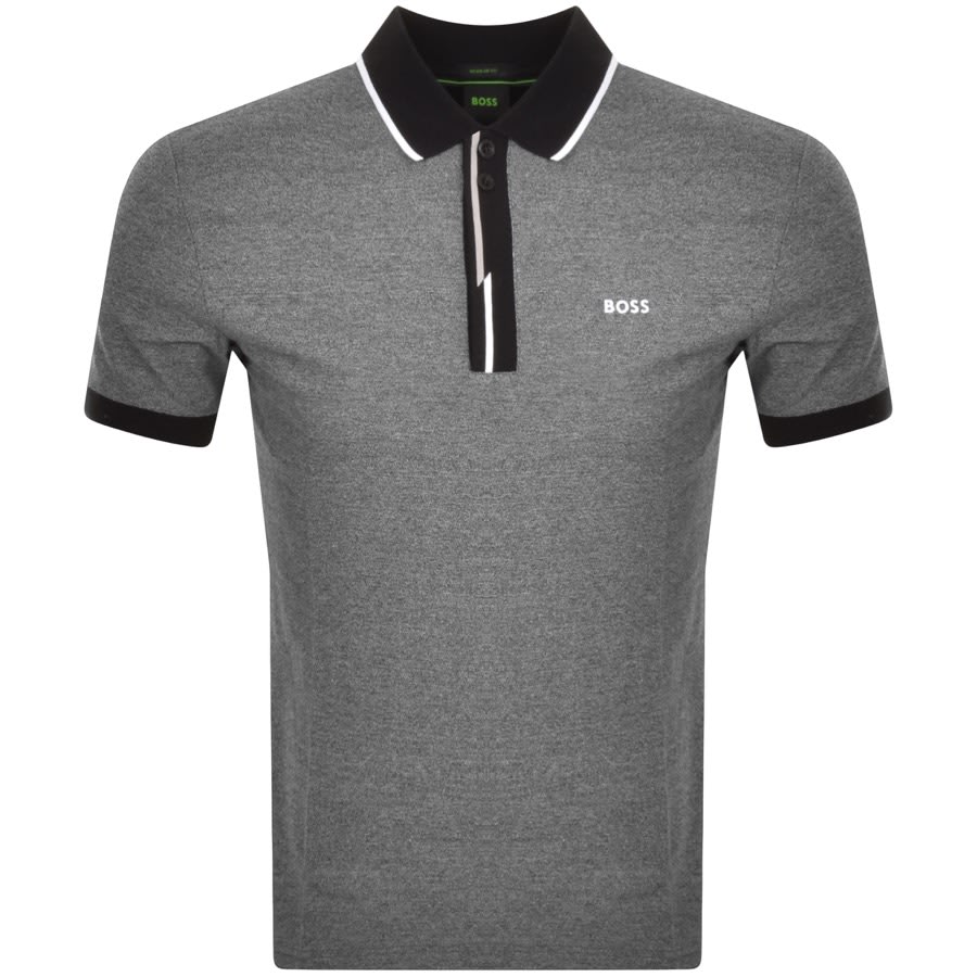 Image number 1 for BOSS Paddy 3 Polo T Shirt Black