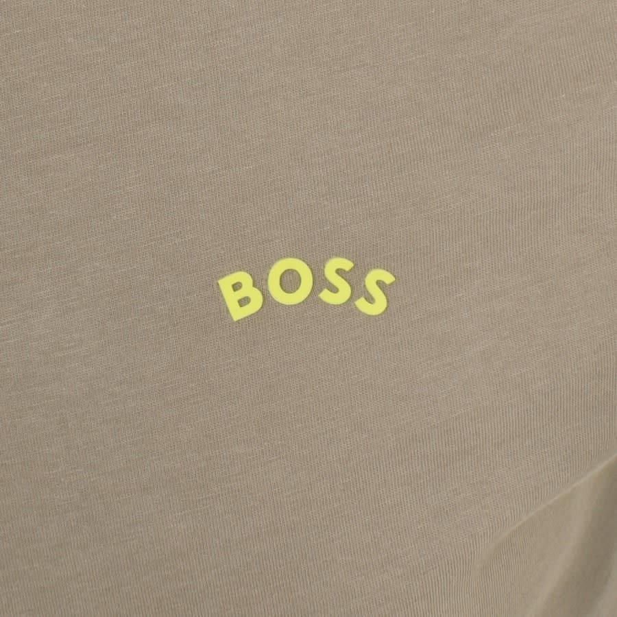 Image number 3 for BOSS Tee Curved T Shirt Khaki