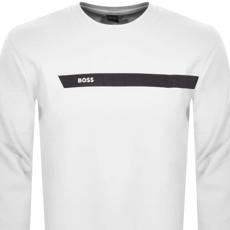 Image number 2 for BOSS Salbo 1 Sweatshirt White