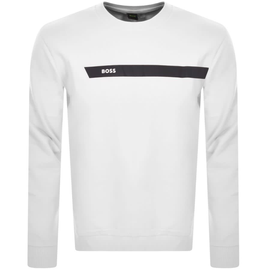Image number 1 for BOSS Salbo 1 Sweatshirt White