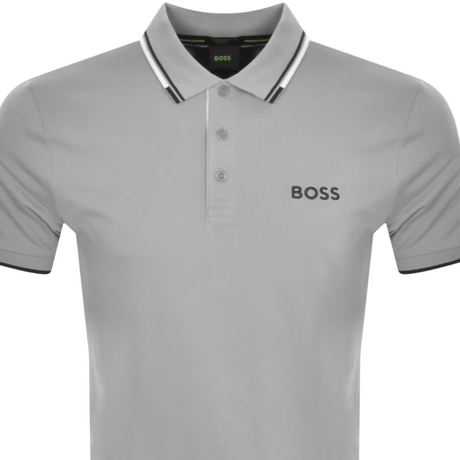 Image number 2 for BOSS Paddy Pro Polo T Shirt Grey