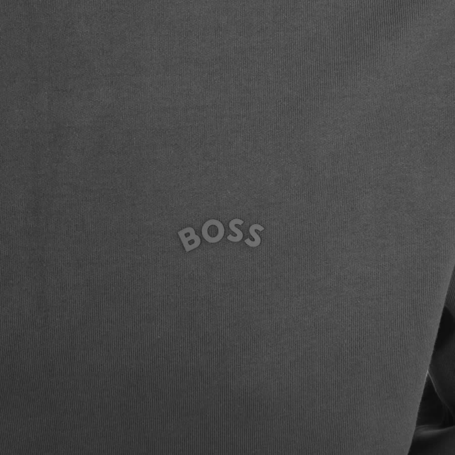 Image number 3 for BOSS Salbo Curved Sweatshirt Grey