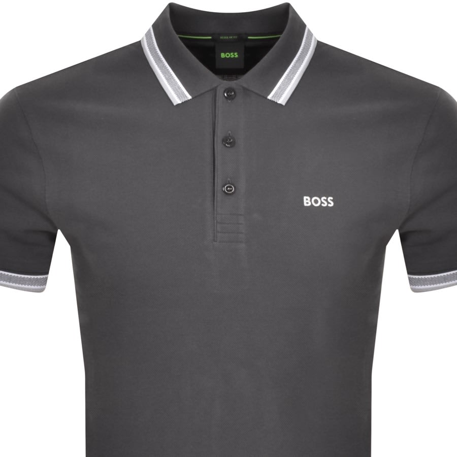 Image number 2 for BOSS Paddy Polo T Shirt Grey