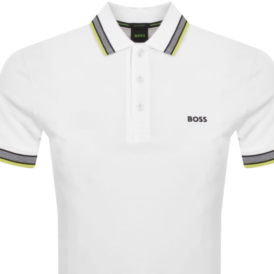 Image number 2 for BOSS Paddy Polo T Shirt White