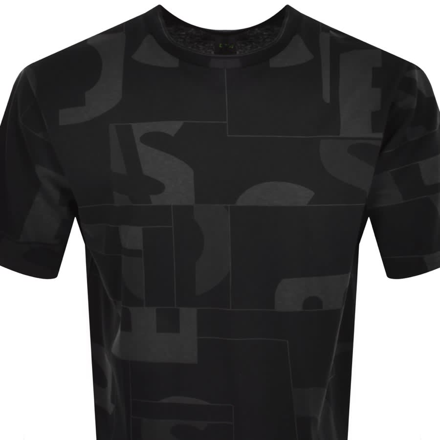 Image number 2 for BOSS Timono Lotus T Shirt Black