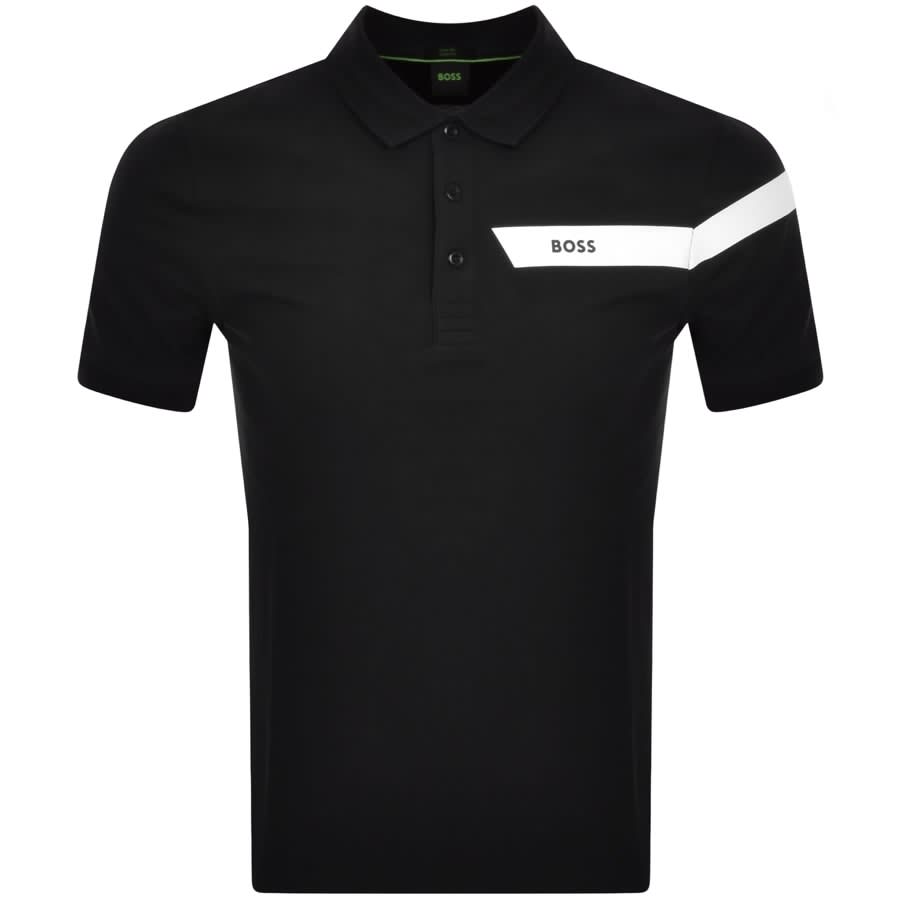 Image number 1 for BOSS Paule Polo T Shirt Black