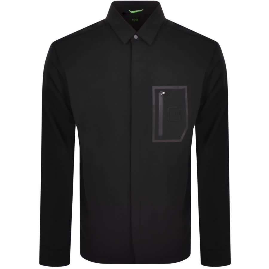 Image number 1 for BOSS Burel X Overshirt Black