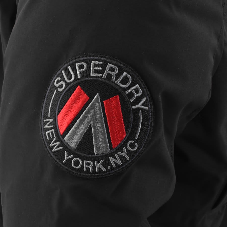 Image number 3 for Superdry City Padded Parka Jacket Black