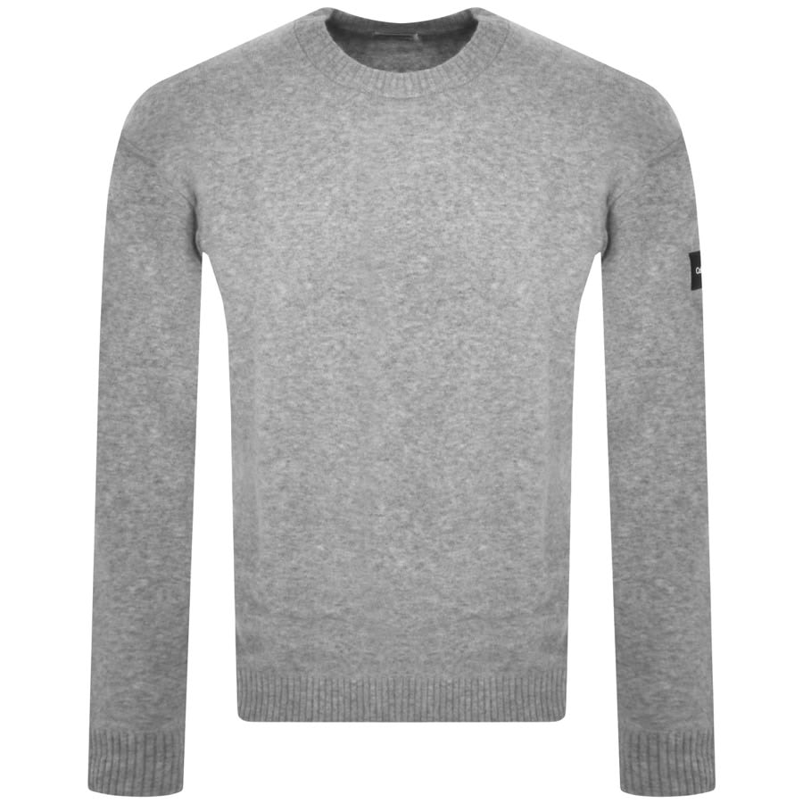 Image number 2 for Calvin Klein Comfort Fit Jumper Grey