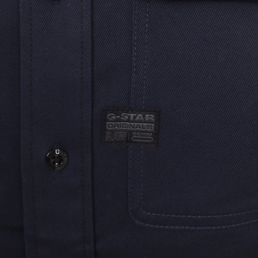 Image number 3 for G Star Raw CPO Overshirt Navy
