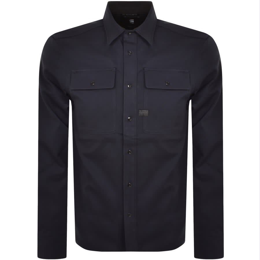 Image number 1 for G Star Raw CPO Overshirt Navy